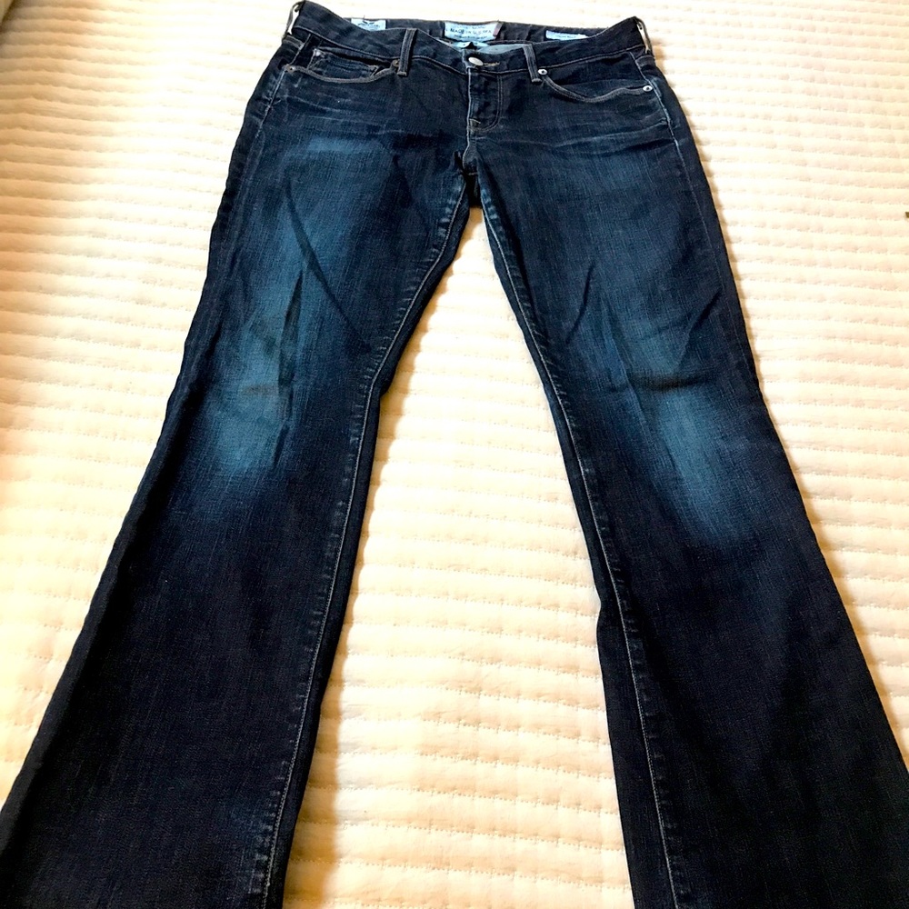 Lucky dark denim jeans size 27 Lolita boot cut